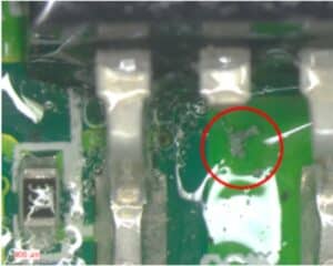 Analyses de défaillance sur batterie